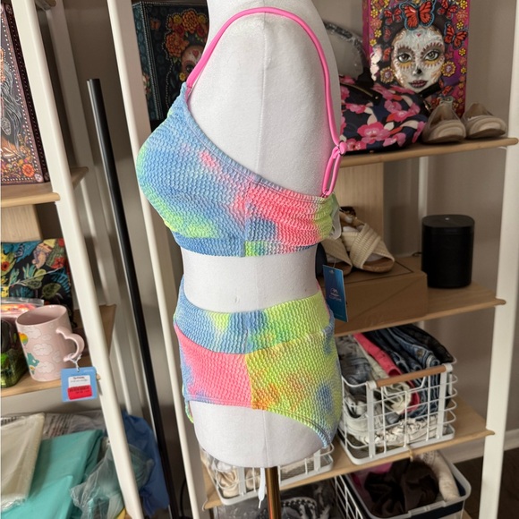 Cupshe TIE DYED two piece bikini NWT size small - Picture 4 of 8